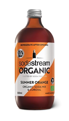 SodaStream BIO-Sirup Orange, 1x Flasche ergibt 3,5 Liter Fertiggetränk, Sekundenschnell zubereitet und immer frisch, 500 ml von SodaStream