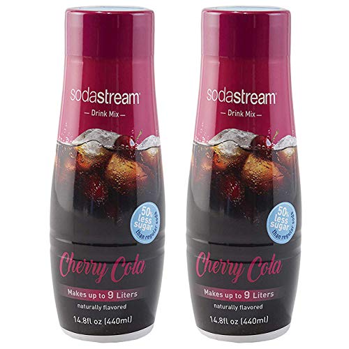 SodaStream Cherry Cola, 440 ml, 2er-Pack, 14,8 ml (2 Stück) von SodaStream