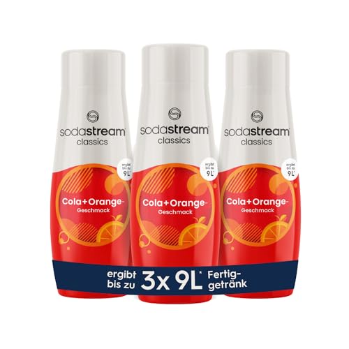 SodaStream Sirup 3x Cola + Orange, 1x Flasche ergibt 9 Liter Fertiggetränk, Sekundenschnell zubereitet und immer frisch, 3x 440 ml SodaStream Sirup 3x Cola + Orange, 1x Flasche ergibt 9 Liter Fertiggetränk, Sekundenschnell zubereitet und immer frisch, 3x 440 ml von SodaStream