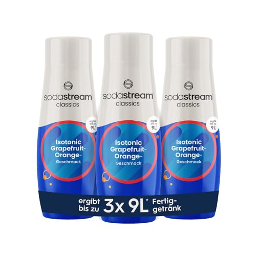 SodaStream Sirup 3x Isotonic, 1x Flasche ergibt 9 Liter Fertiggetränk, Sekundenschnell zubereitet und immer frisch, 3x 440 ml SodaStream Sirup 3x Isotonic, 1x Flasche ergibt 9 Liter Fertiggetränk, Sekundenschnell zubereitet und immer frisch, 3x 440 ml von SodaStream