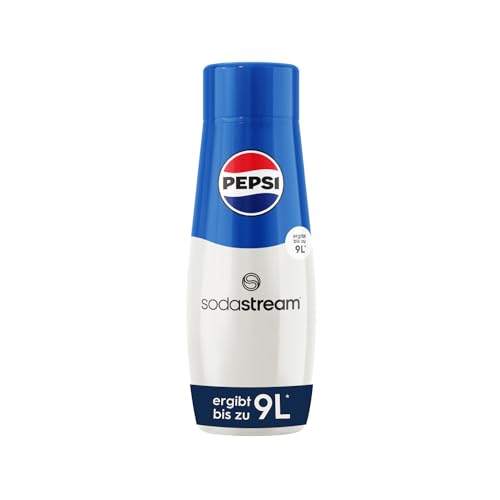 SodaStream Sirup Pepsi Cola - 1x Flasche ergibt 9 Liter Fertiggetränk, Sekundenschnell zubereitet und immer frisch, 440 ml SodaStream Sirup Pepsi Cola - 1x Flasche ergibt 9 Liter Fertiggetränk, Sekundenschnell zubereitet und immer frisch, 440 ml von SodaStream