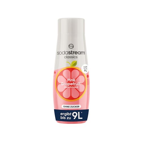 SodaStream Sirup Pink Grapefruit ohne Zucker, 1x Flasche ergibt 9 Liter Fertiggetränk, Sekundenschnell zubereitet und immer frisch, 440 ml SodaStream Sirup Pink Grapefruit ohne Zucker, 1x Flasche ergibt 9 Liter Fertiggetränk, Sekundenschnell zubereitet und immer frisch, 440 ml von SodaStream