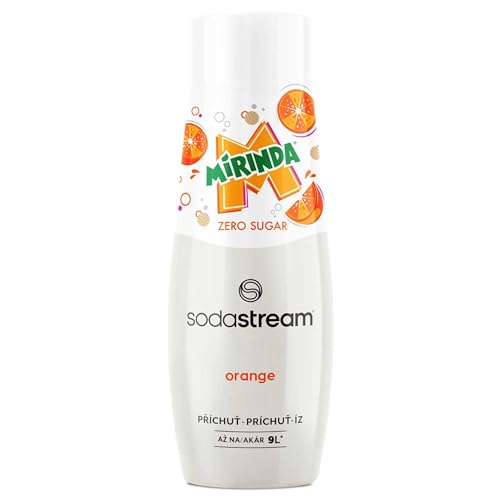 SodaStream Sirup Mirinda Light - 1x Flasche ergibt 9 Liter Fertiggetränk, Sekundenschnell zubereitet und immer frisch, 440 ml von SodaStream
