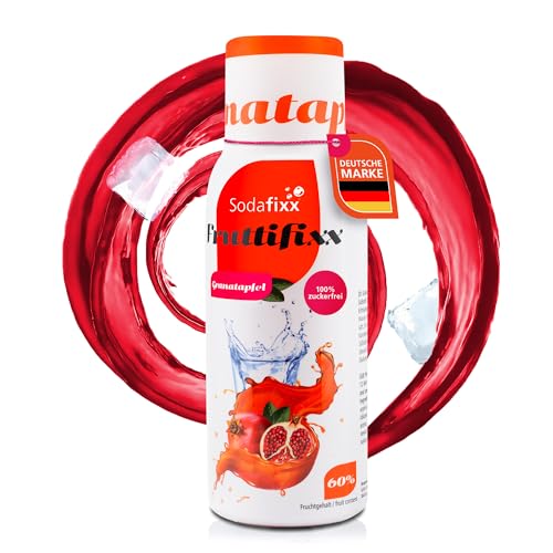 Sodafixx - Fruttifixx Getränke Sirup Granatapfel 500ml - Fruchtsirup für 12L Fertiggetränk zuckerreduziert - Getränkekonzentrat Wasser mit Geschmack - ideal für Sodafixx Wassersprudler & Mixgetränke Sodafixx - Fruttifixx Getränke Sirup Granatapfel 500ml - Fruchtsirup für 12L Fertiggetränk zuckerreduziert - Getränkekonzentrat Wasser mit Geschmack - ideal für Sodafixx Wassersprudler & Mixgetränke von Sodafixx