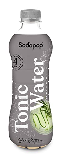 Sodapop Sirup Tonic Water, Bar Edition, schnell & einfach zubereitet, 1 Flasche ergibt 4 L Fertiggetränk, 500 ml Sodapop Sirup Tonic Water, Bar Edition, schnell & einfach zubereitet, 1 Flasche ergibt 4 L Fertiggetränk, 500 ml von Sodapop