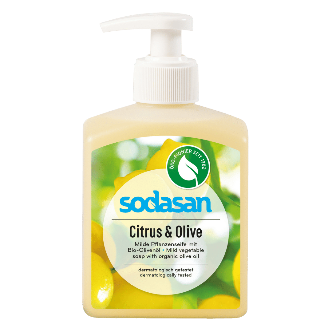 Flüssigseife Citrus & Olive von Sodasan