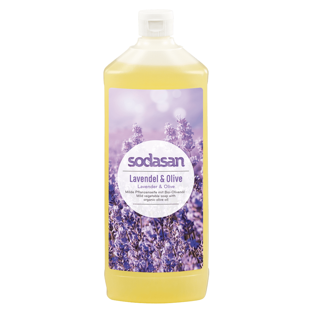 Flüssigseife Lavender & Olive von Sodasan