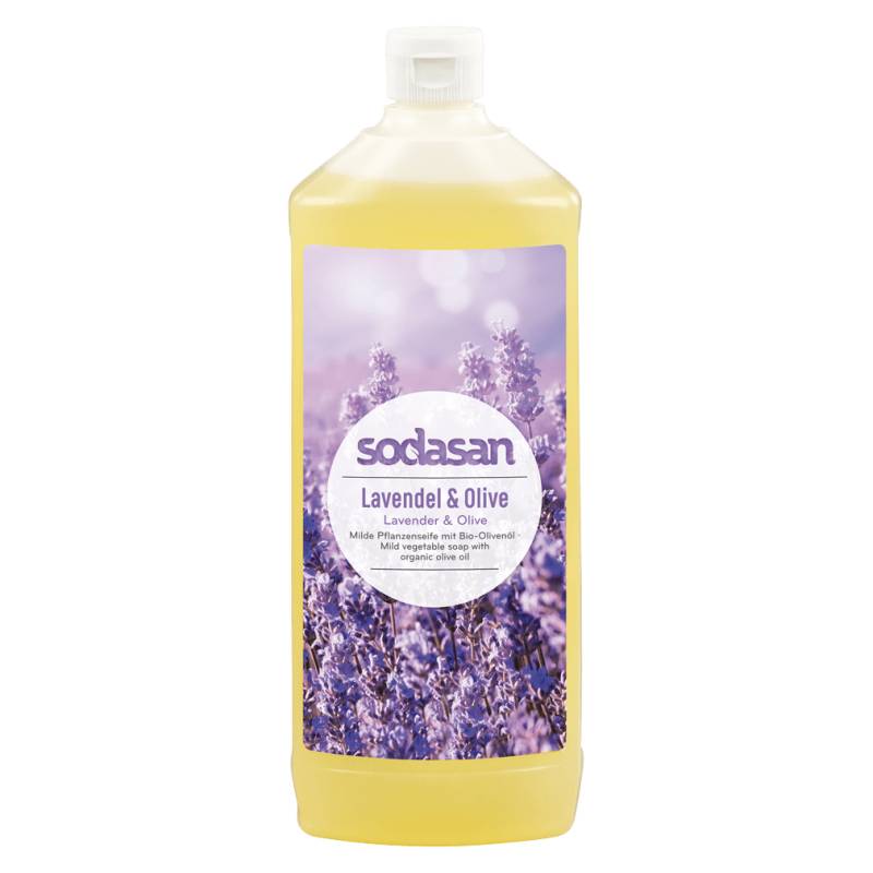 Flüssigseife Lavender & Olive von Sodasan