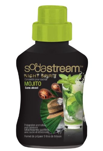 SodaStream Mojito-Konzentrat, 375 ml, Sirup für Wassersprudler Night Spirit von Sodastream