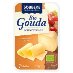 Gouda, jung, geschnitten von Söbbeke