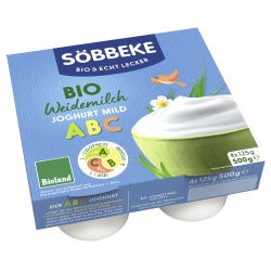 Naturjoghurt, mild, probiotisch von Söbbeke