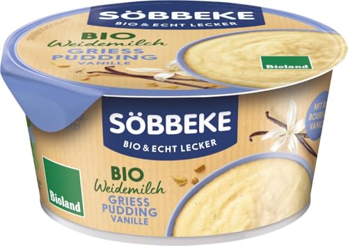 Söbbeke Bio Grießpudding Vanille (6 x 150 gr) von Söbbeke