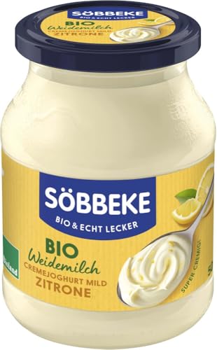 Söbbeke Bio Joghurt mild Zitrone (6 x 500 gr) von Söbbeke