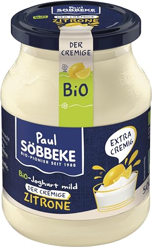 Söbbeke Bio Joghurt mild Zitrone (6 x 500 gr) von Söbbeke