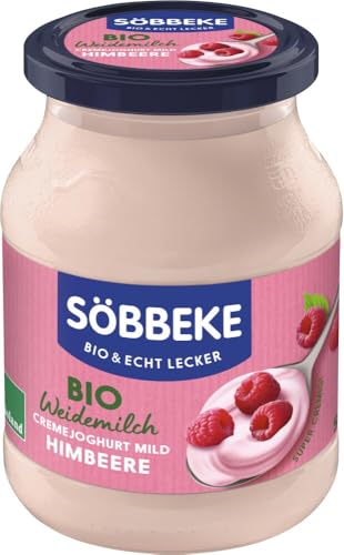 Söbbeke Bio Joghurt mild Himbeere 7,5% Fett (6 x 500 gr) von Söbbeke