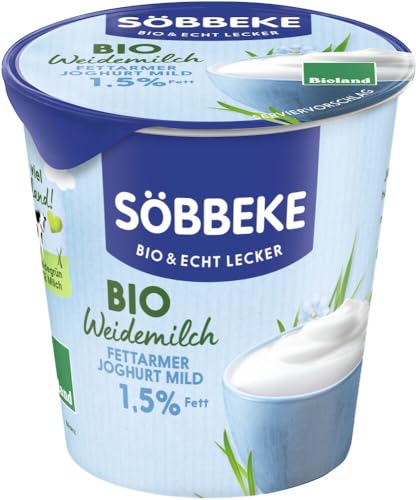 Söbbeke Bio Naturjoghurt mild 1,5 % (6 x 150 gr) von Söbbeke