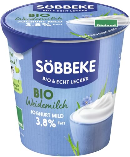 Söbbeke Bio Naturjoghurt mild 3,8 % (6 x 150 gr) von Söbbeke