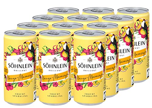 Söhnlein Brillant Mango-Maracuja 8 % vol. (12 x 0,2 l) - Sommerlich leichte Alternative zu Sekt, Crémant oder Cava mit fruchtigen Aromen von Mango und Maracuja von Söhnlein Brillant