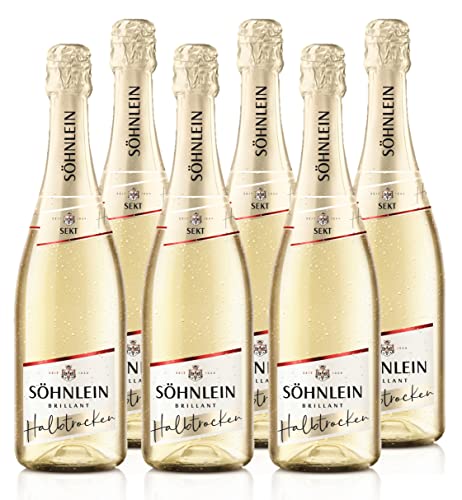 Söhnlein Brillant Sekt Halbtrocken (6 x 0,75 l) von Söhnlein Brillant