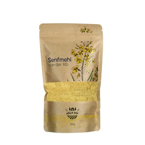 Sölls Hof - 250 g - gelbes Senfmehl, Senfpulver zur Senfherstellung, teilentölt, gemahlen - aus deutscher Landwirtschaft von Sölls Hof