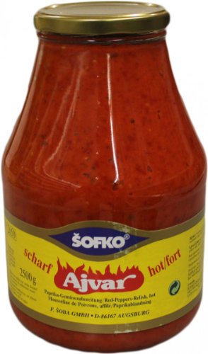 Sofko Ajvar scharf 2,65L von Sofko