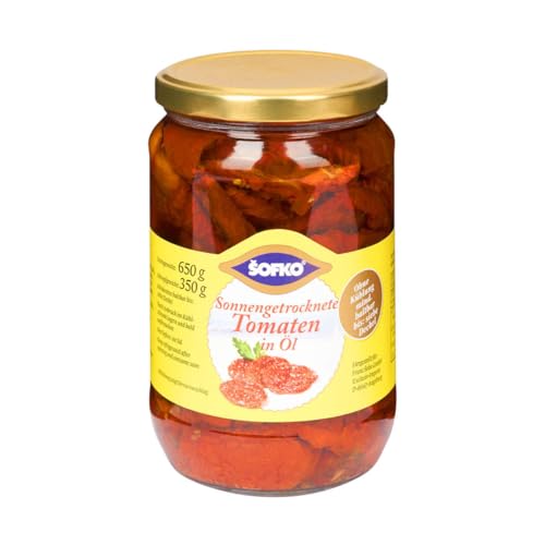 Sofko Tomaten sonnengetrocknet in Öl 650g Sofko Tomaten sonnengetrocknet in Öl 650g von Sofko