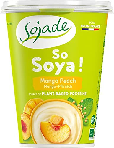 Sojade Joghurt Mango Pfirsich, vegan, 400g von Sojade