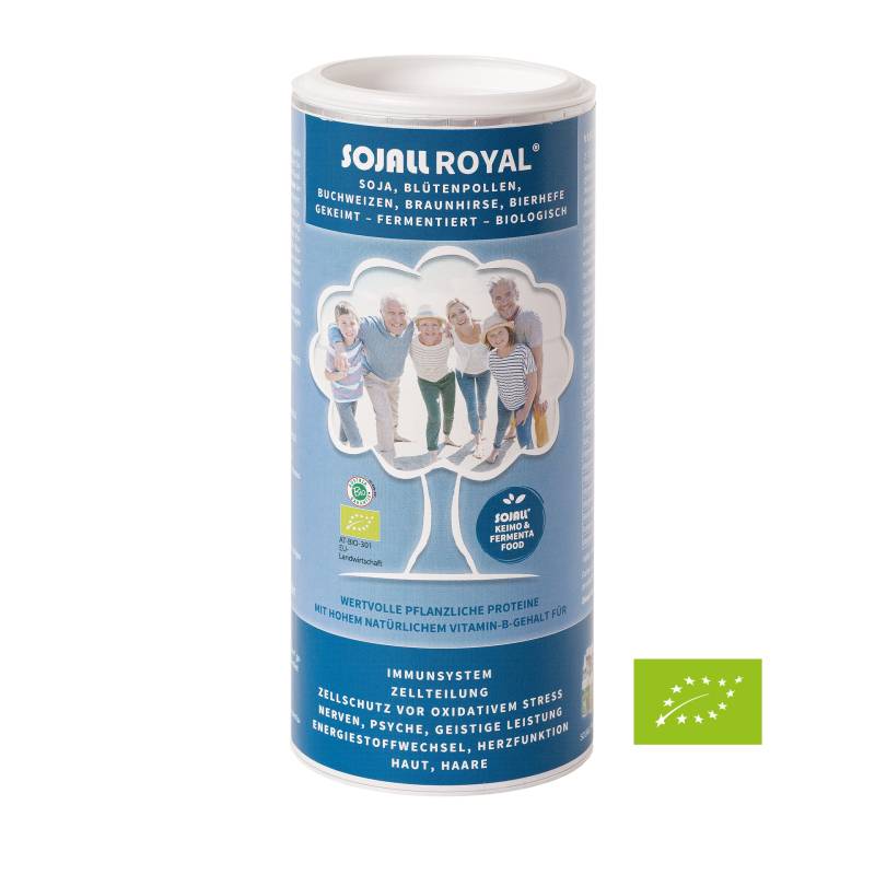 Sojall Royal 240 g in Bioqualität - natürliche Vitamin B Quelle, insbesondere Folsäure - Vegan - Sojall Pro Natura von Sojall Pro Natura