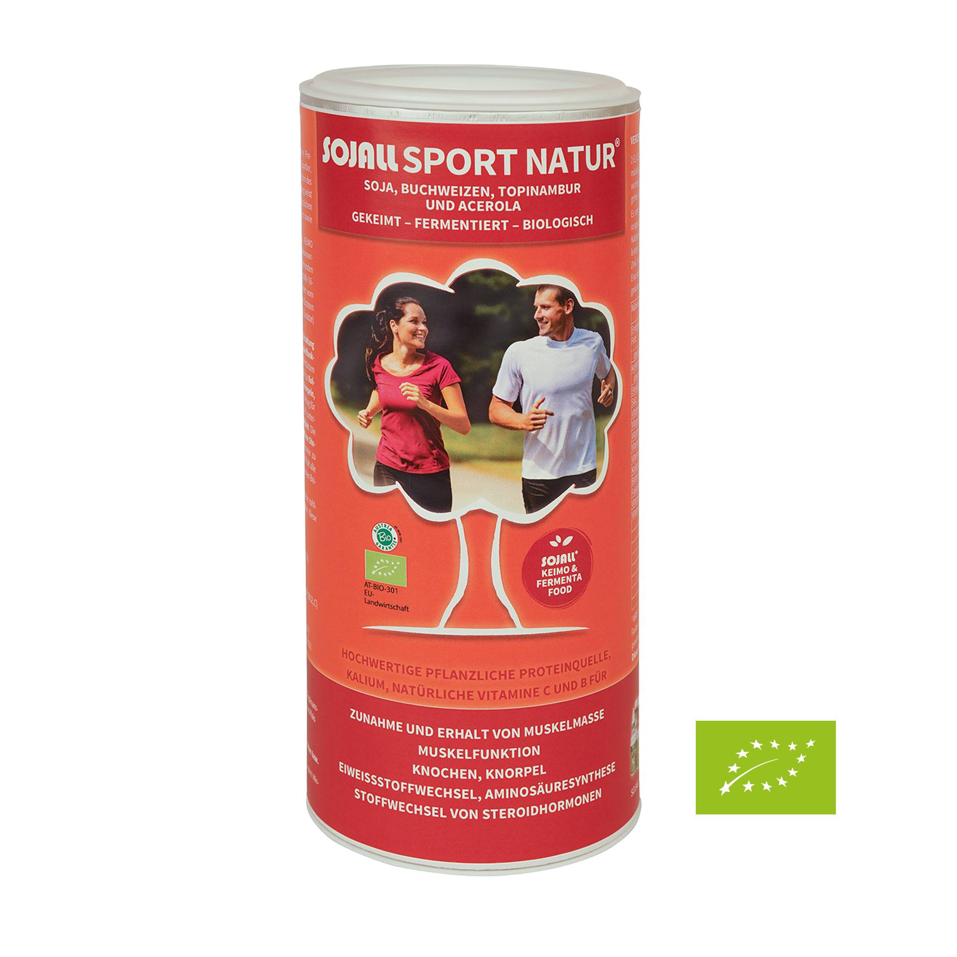 Sojall Sport Natur 300 g Bio - Mit hochwertigen pflanzlichen Proteinen (rund 40 %) - Vegan - Sojall Pro Natura von Sojall Pro Natura