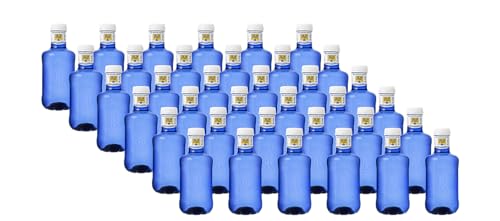 Solán de Cabras Natürliches Mineralwasser – 36 x 0,33l – Still, Premium Quellwasser aus Spanien, Natriumarm, Blaue Designflasche – Ideal für Gastronomie, Events & Unterwegs von Solán de Cabras