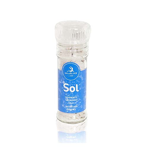 Solana Nin - Meersalz - mit Rosmarin - Salzmühle - 1 x 100g von Solana Nin