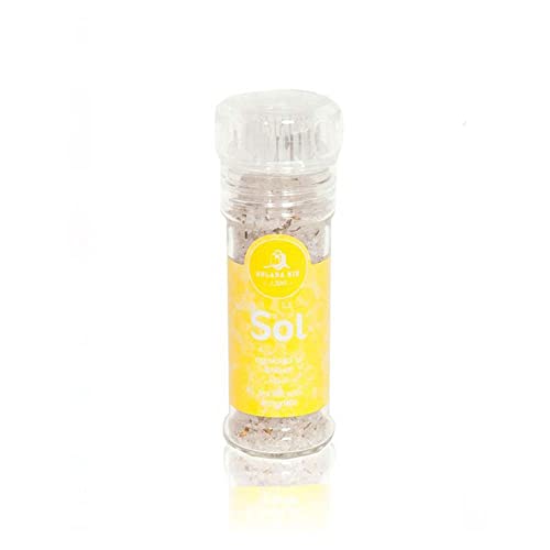 Solana Nin - Meersalz - mit Sand-Strohblume - Salzmühle - 5 x 100g von Solana Nin