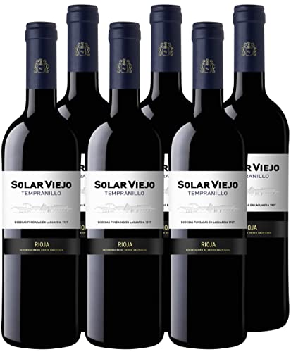Solar Viejo Tempranillo DOCa Rioja Rotwein Trocken (6 x 0,75 l) von Solar Viejo