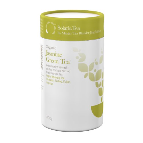 Solaris Botanicals Bio Tee Jasmin Grüntee, 1er Pack (1 x 100 g) von Solaris Tea