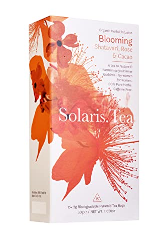 Solaris Tea - BLOOMING | Biologisch abbaubare Pyramiden-Teebeutel | BIO & VEGAN | 15x2g von Solaris Tea