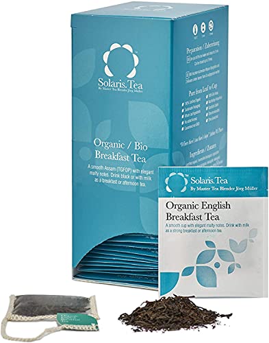Solaris Tea Bio - English Breakfast, 40 Seidenteebeutel, 1er Pack (1 x 80 g) von Solaris Tea