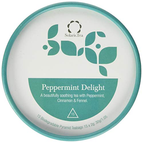 Solaris Tea Bio - Peppermint Delight, 15 Seidenteebeutel, 1er Pack (1 x 30 g) von Solaris Tea