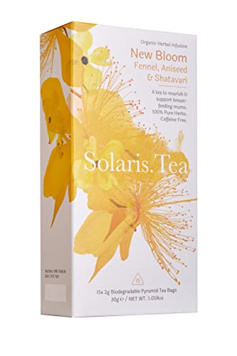 Solaris Tea - NEW BLOOM | Biologisch abbaubare Pyramiden-Teebeutel | BIO & VEGAN | 15x2g von Solaris Tea
