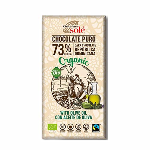 SOLÉ - Chocolate Negro con aceite de oliva Solé, 100gr von Solé