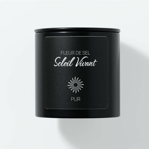 Fleur de Sel von Soleil Vivant, 125g (Schwarze Dose) von Soleil Vivant