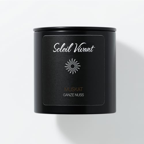 Muskatnüsse von Soleil Vivant, 100g (Schwarze Dose) von Soleil Vivant