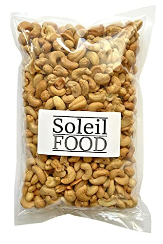 1 kg Cashew gesalzen und geröstet Cashewkerne Cashewnüsse Cashews Nüsse feinste Qualität Soleilfood von SoleilFOOD