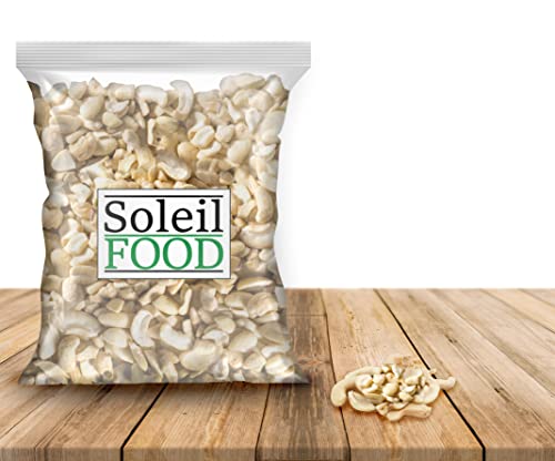 SoleilFOOD Cashewkerne in Bruch 1kg Cashewbruch Cashew roh Nüsse Cashews Cashewnüsse gesund Proteinreich vegan Cashew von SoleilFOOD