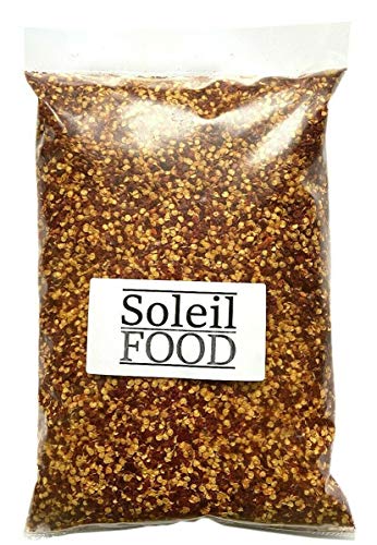 1 kg Chili Flocken geschrotet Chili scharf feinste Qualität Chili mit Kerne GMO frei Soleilfood von SoleilFOOD