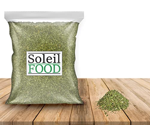 SoleilFOOD Petersilie gerebelt getrocknet 1kg Petersilie getrocknet Kräuter feinste Qualität von SoleilFOOD