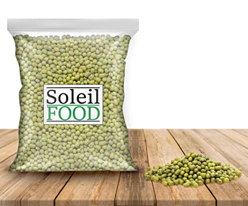 SoleilFOOD 2kg Mungobohnen getrocknet Mungo Bohnen Hülsenfrüchte Mungobohne vegan proteinreich Hülsenfrüchte GMO frei feinste Qualität von SoleilFOOD