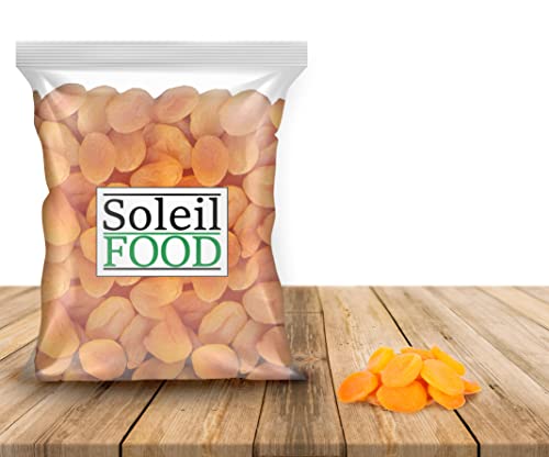 1 kg Aprikosen getrocknet ungesüsst GMO frei Premium Qualität Aprikose geschwefelt Soleilfood von SoleilFOOD