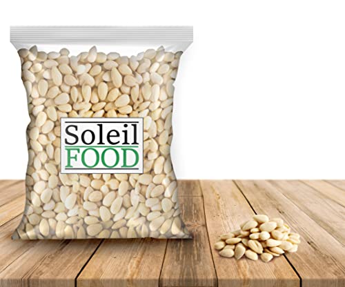 SoleilFOOD Mandeln blanchiert ganz Mandel ungeschält kalifornische Mandelkerne ohne Haut von SoleilFOOD