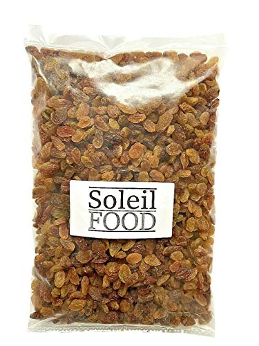 Sultaninen getrocknet ungezuckert Trockenfrüchte geschwefelt GMO frei feinste Qualität 1 kg Soleilfood von SoleilFOOD