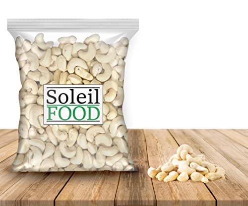 SoleilFOOD Cashewkerne 1kg Cashew roh Nüsse Cashews Cashewnüsse gesund Proteinreich vegan Cashew von SoleilFOOD